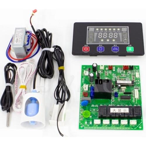 Flowing water ice machine universal computer board large display motherboard universal ice machine accessories