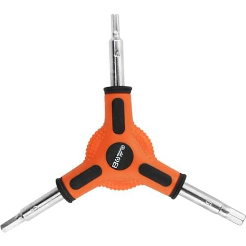 Bike Tool 3 in 1 Y Wrench - Allen Hex, Strong, Easy Bicycle Multitool - Cycling Maintenance Tools for Road and Mountain Bikes
