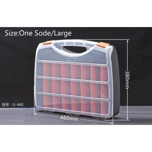 Screw Box Tool Box Plastic Parts Box Of The Electronic Element Box Sample Classification Storage One Side/Large