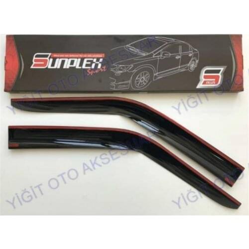 For RENAULT TRAFIC Rain Wind Deflector 2003-2015 Sunshade Curtains Car Windshield Auto Accessory Universal Spilitter Mud Flaps