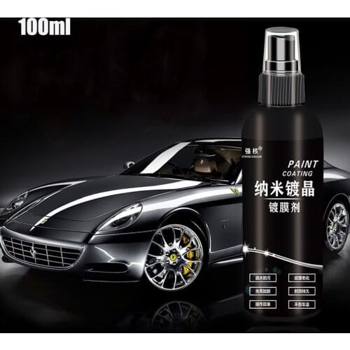 100ml Car paint coating agent Nano spray coating crystal wax glazing decontamination anti-oxidation automobile coating agent