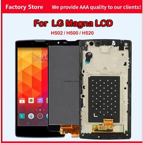 10-Touch AAA Quality LCD For LG Magna LCD Display Screen For H502 H500 H520 H550 LCD Display Screen