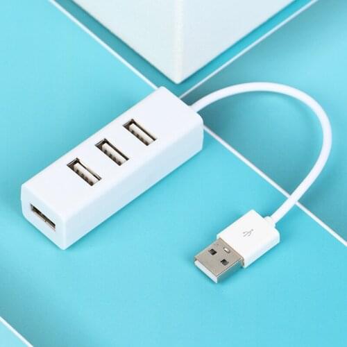 10*7cm New Hub USB Multi 2.0 Hub USB Splitter High Speed 4 Port All In One For PC Windows Macbook Computer Accessories