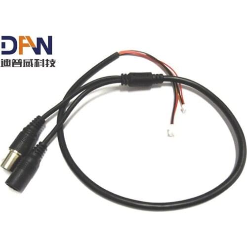 10x Power Video BNC DC Connector Stripped Wire cctv end cable for camera Board 1.25