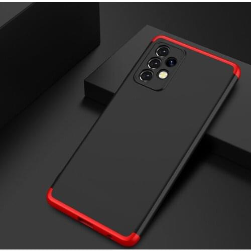 3 IN 1 Case For Samsung Galaxy A52 5G 360 Full Protection Case Shockprrof Matte Cover For Samsung A52 5G SM-A526B 4G SM-A525F