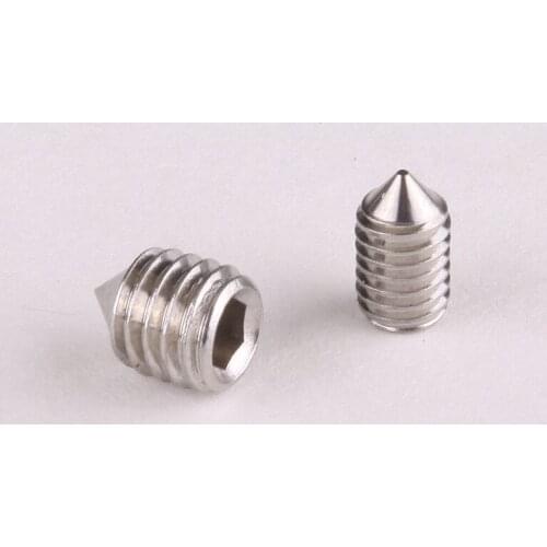 30PCS Stainless Steel 304 Tip Tightening Machine Headless Screws M5 * 8