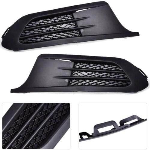 5C6853665 9B9 , 5C6853666 9B9 2Pcs Left & Right Bumper Grille Grill Cover Fit for VW Jetta MK6 2011 2012 2013 2014