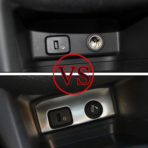 Car Stainless Steel Cigarette Lighter Decorative Convertible Sequin For Chevrolet Equinox 2017 2018 2019