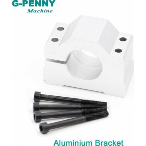 Free shiping! Spindle motor fixture aluminum 20/22/24/26/28/30/32/34/36/38/40/42/44/46mm Clamp Bracket For CNC spindle motor