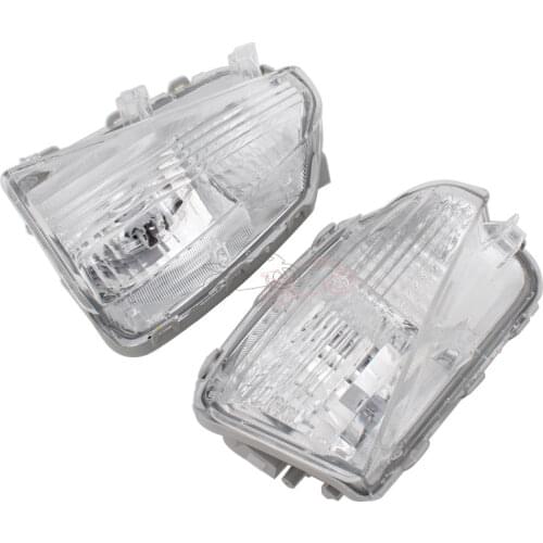 Car Side Front Bumper Fog Light Driving Light DRL Daytime Running Lamp Day Light Assembly Clear LENS For Toyota Prius 2012-2014