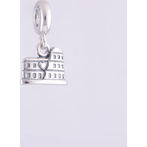 Famous Building Vintage Beads for Jewelry Making Fashion Sterling Silver 925 Jewelry DIY Charm Beads for Women Charms Bracelets