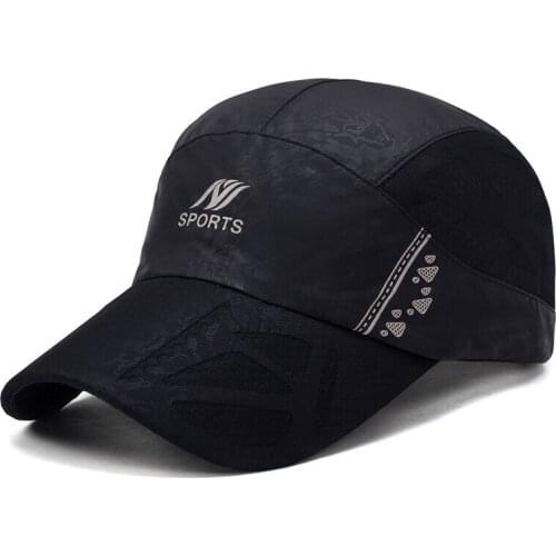 Quick Dry Baseball Cap Summer Breathable Boy Girl Sunscreen Hat Adjustable Cap Cooling Sports Caps