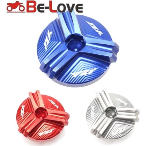 For Yamaha R1 R3 R6 YZF-R3 YZF-R6 YZF-R1 YZF-R25 MT07 YZF R7 Motorcycle Engine Oil Filter Cup Plug Cover Screw motor accessories