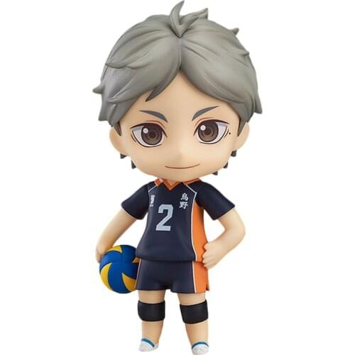 Haikyuu!! Sugawara Koushi Q version figure model Collectible Model Toys Anime toys gift Cartoon Figures Pvc Model Cartoon Toys