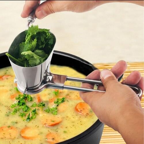 Stainless Steel Coriander Chopper Herb Mincer Grinder For Parsley Vegetable Grater Cooking Utensil Kitchen Accessories
