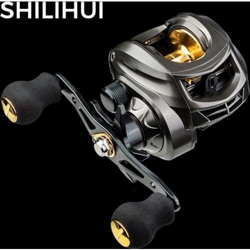 SHILIHUI Baitcasting Reel Fishing 7.2:1 8KG Max Drag Ultralight Saltwater Fishing Wheel Jigging Casting Reels ручки для катушек