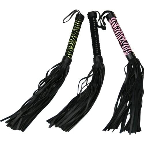 Leather whips leopard Spanking Paddle Fetish Whip Flogger Sex Toys For Couples cosplay Policy Knout Adult horse riding whip