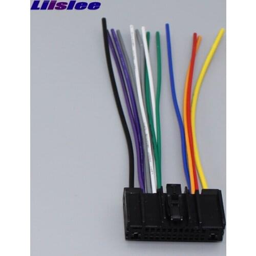 Liislee Plugs Into Factory Radio For Chevrolet Cruze Aveo Sonic 2012~2018 Power Wire Adapter Stereo Cable DIN To ISO