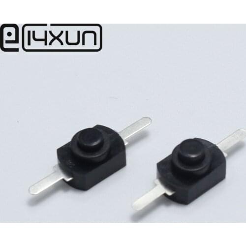 Free shipping 20pcs DC 30V 1A Black On Off Mini Push Button Switch for Electric Torch