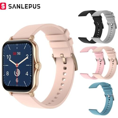 SANLEPUS 2021 New Smart Watch Waterproof Fitness Bracelet Men Women Smartwatch Heart Rate Monitor GTS 2 For Android Apple Xiaomi
