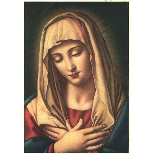 3D Full Square Diamond painting Round Cross stitch,fantasy,religion,Virgin Mary,Diamond Embroidery Sale Home decoration painting