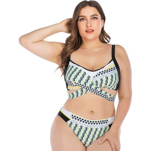 Striped Bikini Two Piece Bikini Swimsuit Swimwear Push Up Bikini Set Swimming Beach