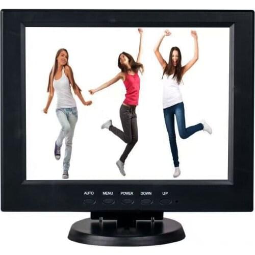 12 inch security LCD monitor industrial computer monitors BNC HDMI VGA hd interface