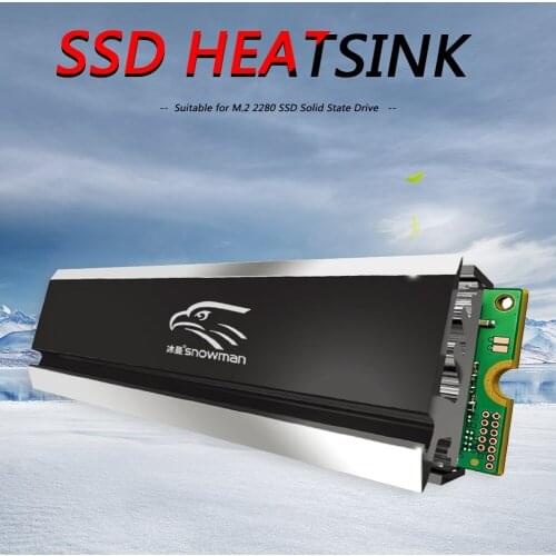 M.2 SSD NVMe Heatsink Cooler 2280 Solid State Hard Disk Radiator M2 NGFF PCI-E NVME Aluminum Heat Sink Cooling Thermal Pad