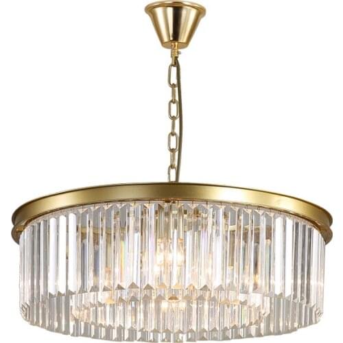 Post modern light luxury crystal chandelier living room lamp simple atmosphere dining room bedroom lamp 2021 new lamps and lante