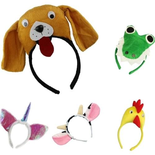 Christmas Hair Hoops Animal Headband Party Cosplay Costume Props Headwear