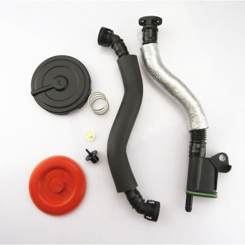 SCJYRXS Oil-Water Separator Exhaust Pipe + Rubber Cover Membrane Repair kit For A4 A5 Q5 Passat Bettle Eos Tiguan Octavia Seat