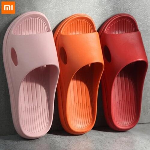 Xiaomi Men Women Couples Flat Slippers EVA Soft Comfortable Summer Flip Flops Sandals Indoor Household Casual Bath Slip On Slide