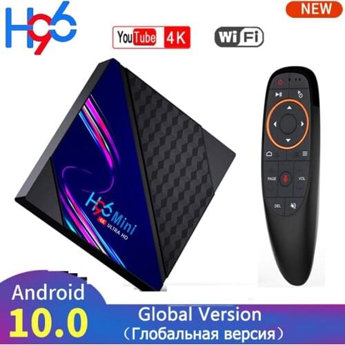 2021 H96 MINI V8 TV Box Android 10 2G 16G 4K 3D Video H.265 Media Player Wifi Youtuber Set top box Smart tvbox PK X96 mini x96q