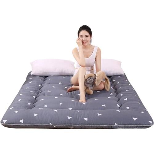 Comfortable Floor Mattress Thickened Bed Mat Carpet Economy 1.8M Doubt Folding Tatami Lazy Cushile Floor Sleeping Maon Sheet