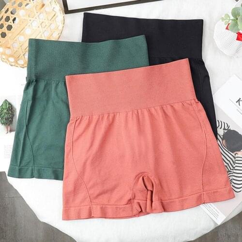 Yoga Shorts High Waist Shaper Panties Body Shaper Skin-friendly Nylon Women Butt Lift Scrunch Pants for Sport Shapewear