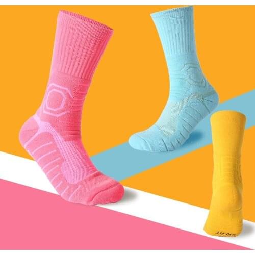High quality Professional Sport Socks Breathable Sweat-absorbent Non-slip Running Men Outdoor Basketball Racing Cycling Socks