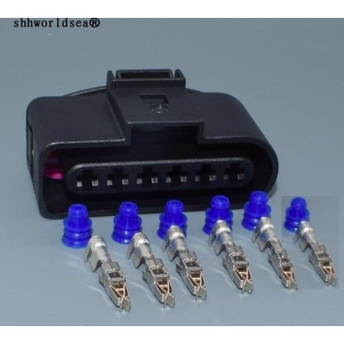 Worldgolden 1J0 973 726 Plug Connector 6-Pin Pigtail Wiring For B5 A3 A4 A5 A6 Q3 1J0973726