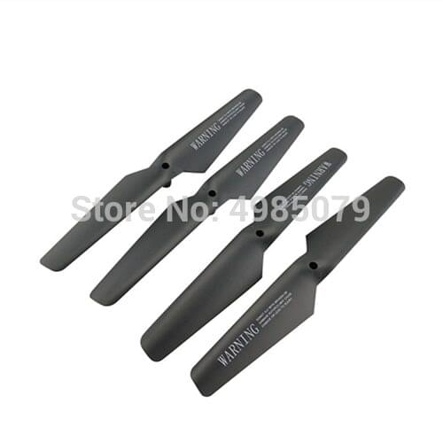 4PCS/Set X5SW Propellers Blade Black Color CW CCW Replacement Blade Spare Parts for Syma X5 X5C X5SC X5SW Propeller Blade Part