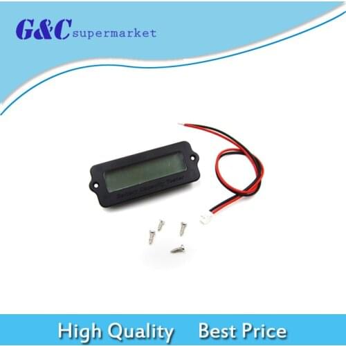 Green 12V LY6W Lead Acid Battery Capacity Indicator LCD Digit Display Meter Lithium Battery Power Detector diy electronics