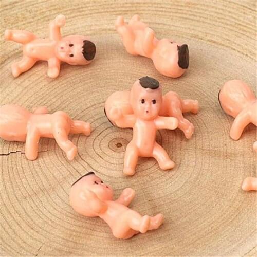 100pcs 1Inch Mini Plastic Baby Favor Supplies For Baby Shower and Ice Cube Game R9JD