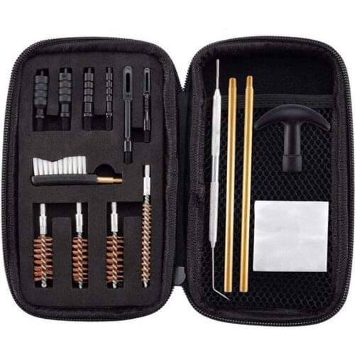 16pcs Cleaning Rod Brass Cloth Holder Slotted Tip Cleaning Tool For Professional Cleaning Kit Barrel Brush Part