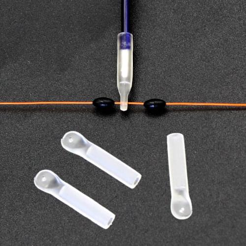 20Pcs Carp Fishing Accessories Silicone Float Adapters Transparent Silicone Flotador Quick Change Carp Float Beads for Carp Rigs