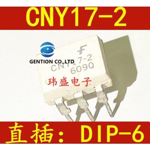 20PCS CNY17-2 CNY17-2M DIP-6 light coupling IC chip ELCNY17-2 in stock 100% new and original