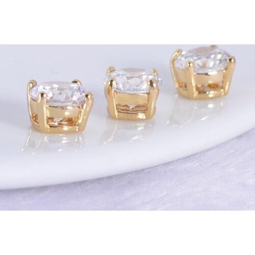 20pcs micro small pendants DIY necklace earrings gold pendant accessories brass plated hollow out jewelry accessories