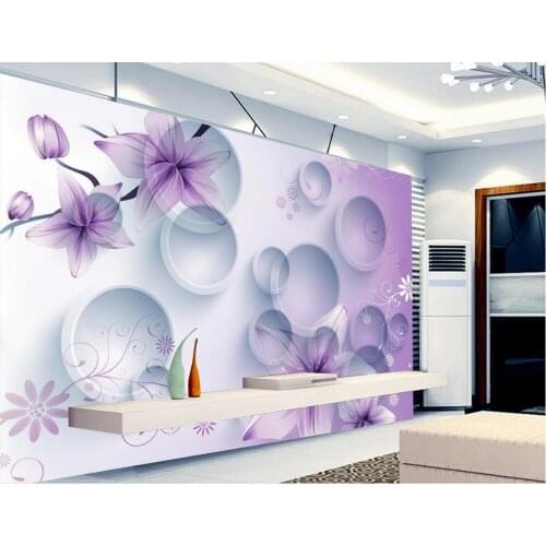 3d wall murals wallpaper 3d flower wallpaper non woven Home Decoration tv backdrop mural wallpaper