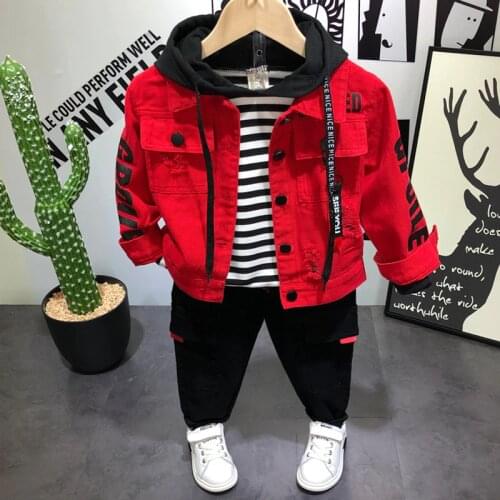 Aiqingsha Denim Jackets For Boys