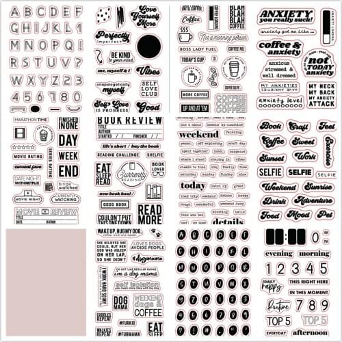 English Clear Silicone Stamp Seal for DIY scrapbooking photo album Decorative clear stamps C670