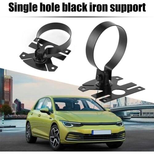Car Auto 2-1/16 inch 52mm Single Hole Gauge Mount Holder Adjustable Iron Metal Meter Bracket Interior Accessories