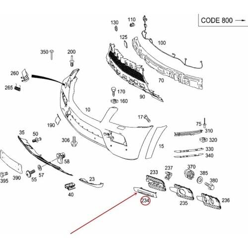 Car Fog lampshade plating Fog light box bright strip GL500mer ced es-be nz2011 Front bumper fog light box Driving light strip