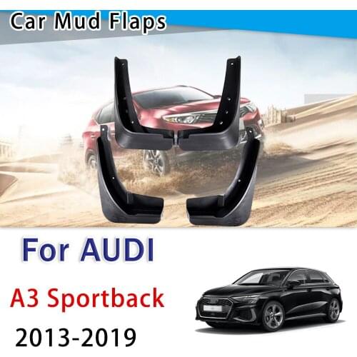 Car Mudflap Audi A3 Sportback Hatch 2013~2019 Mudflap Fender Mud Guard Flaps Splash Flap Mudguards Accessories 2014 2015 2016